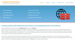 Desktop Screenshot of business-webhosting.de